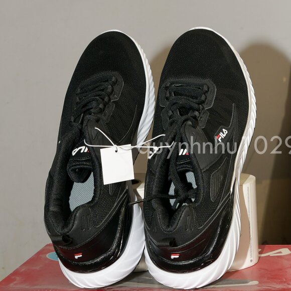 Fila Men's Black Trazorus 2 Energized Athletic Sneaker Shoes - Picture 5 of 6